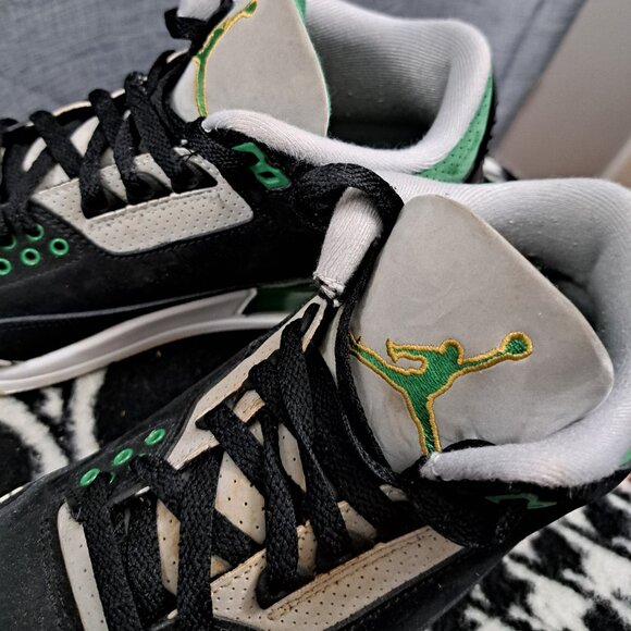 %Size 8 - Men Nike Jordan 3 Retro Mid Pine Green AJ22 main image 9